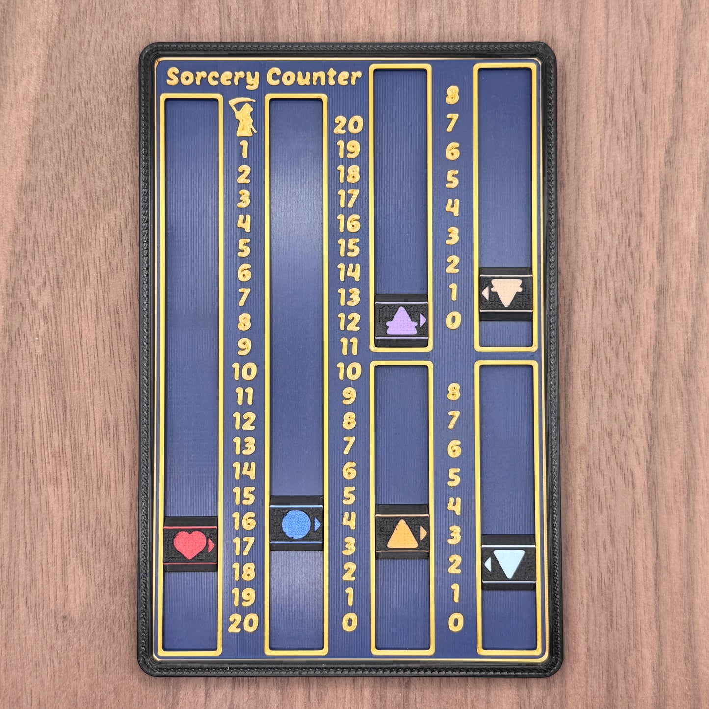 Sorcery Counter - Gold on Blue