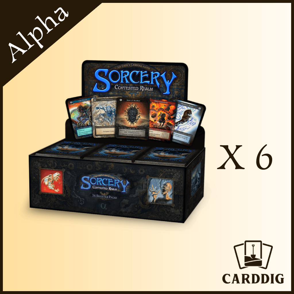 Alpha Booster Box Case Sorcery: Contested Realm TCG