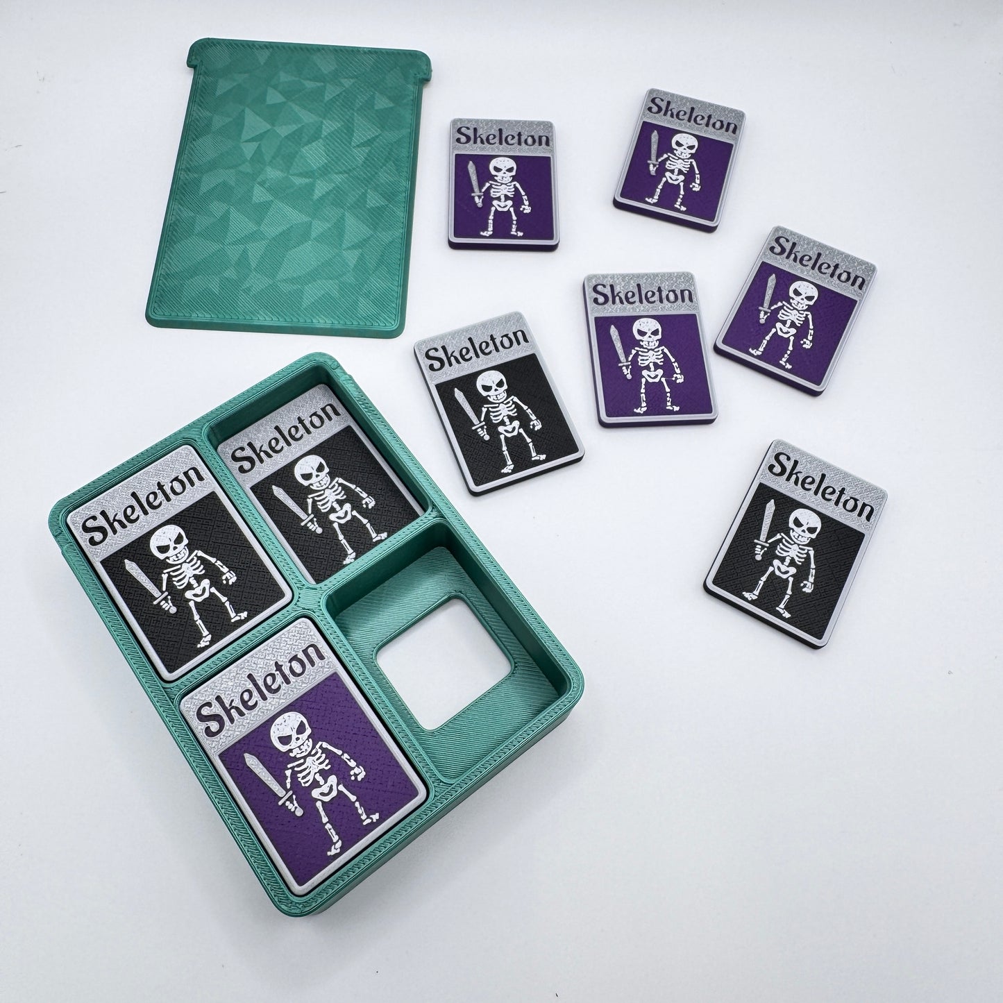 Base w/Sliding Top - Green (up to 16 tokens)