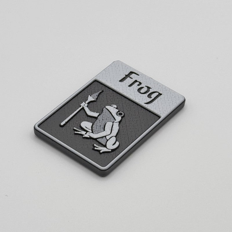 Frog Token (torchbearer - grayscale)