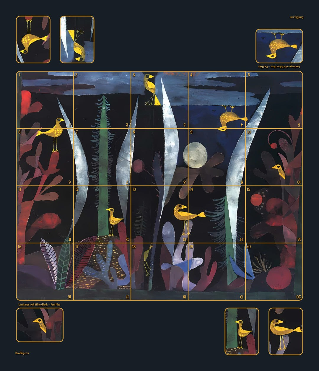 Yellow Birds - Two Player Playmat for Sorcery: Contested Realm TCG