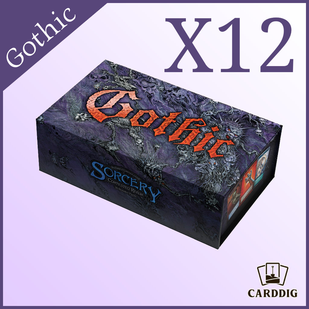 Gothic Booster Box Master Case of 12 Sorcery: Contested Realm TCG