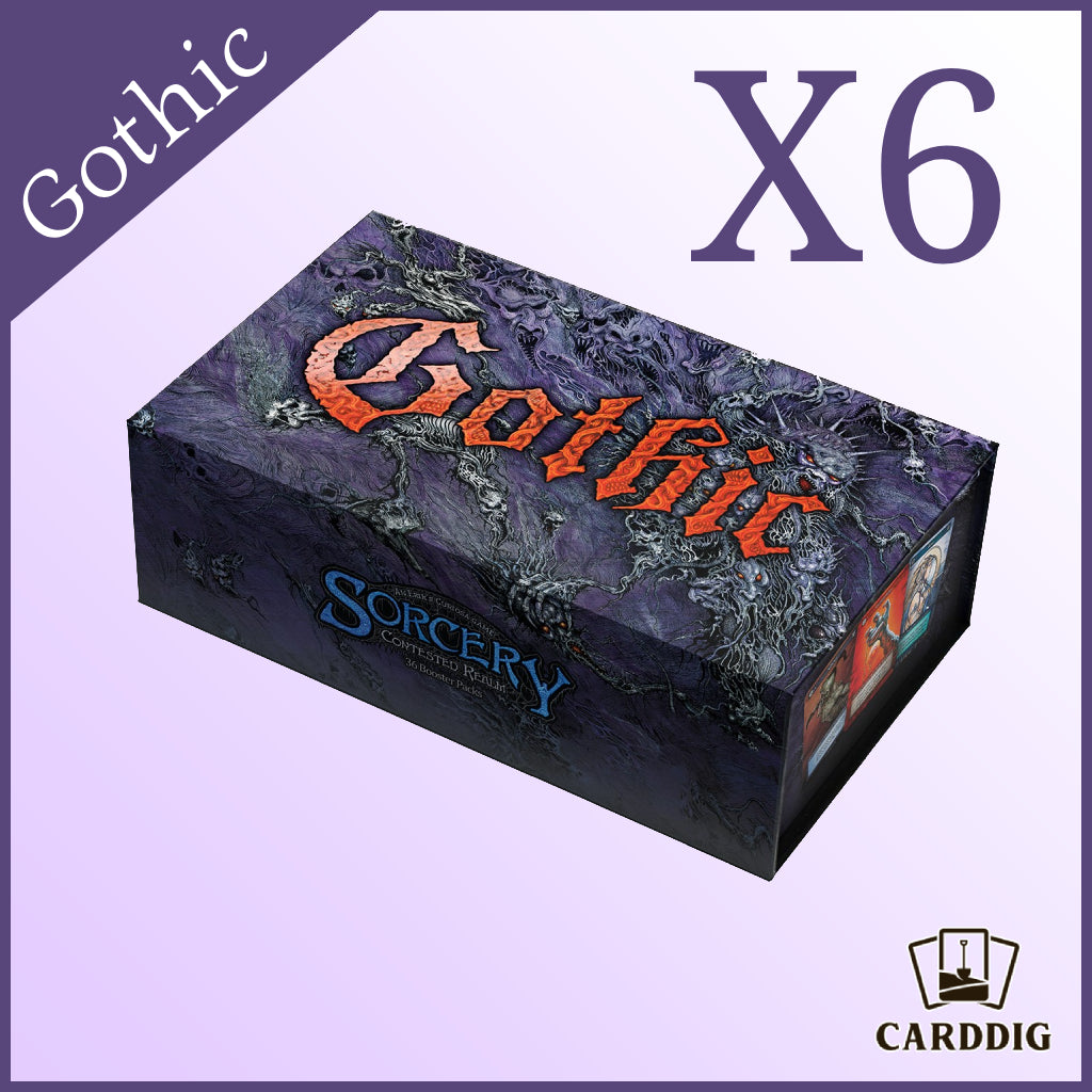 Gothic Booster Box Case of 6 Sorcery: Contested Realm TCG CardDig LLC Gothic Booster Box Case of 6 Sorcery: Contested Realm TCG CardDig LLC