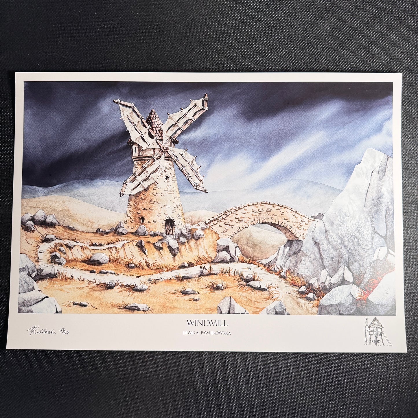 Windmill Limited Print - Signed by Artist