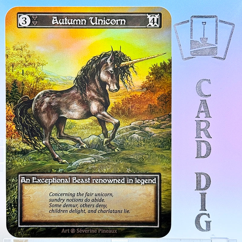 Autumn Unicorn - Foil ( Exc) CardDig LLC Autumn Unicorn - Foil ( Exc) CardDig LLC