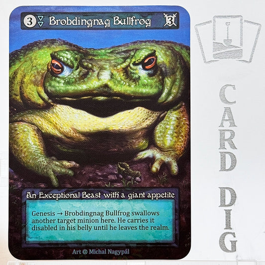 Brobdingnag Bullfrog (α Exc)