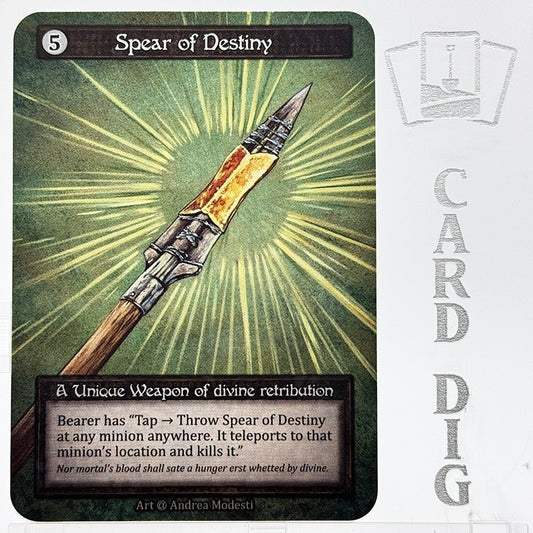 Spear of Destiny (α Unq)