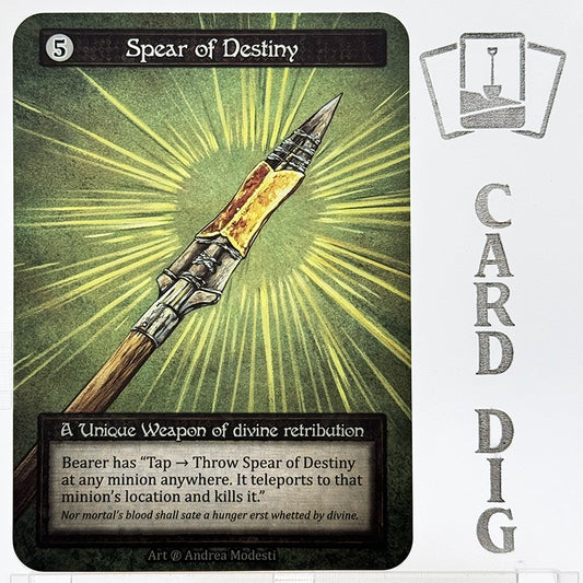 Spear of Destiny (β Unq)