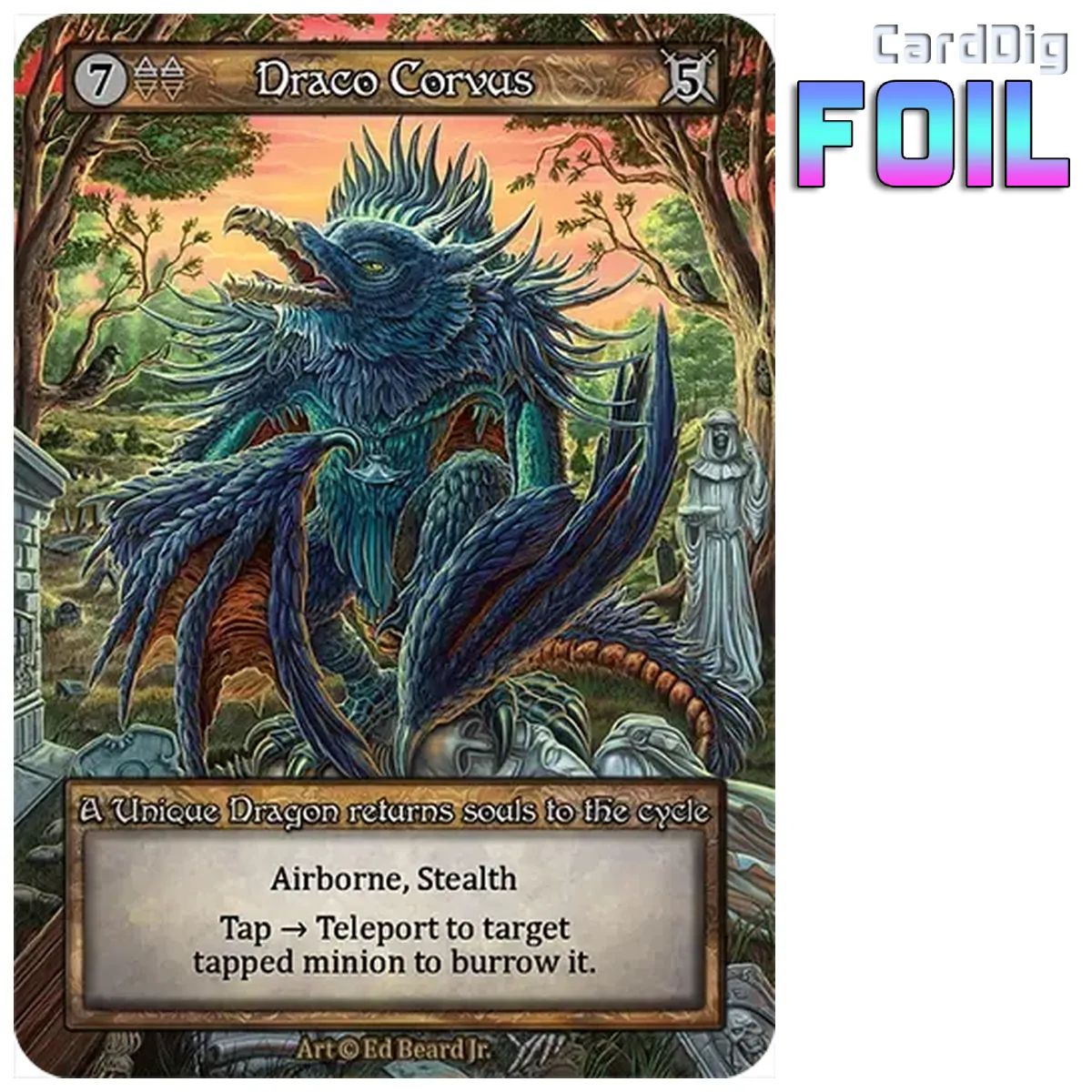Draco Corvus - Foil (DL Unq)