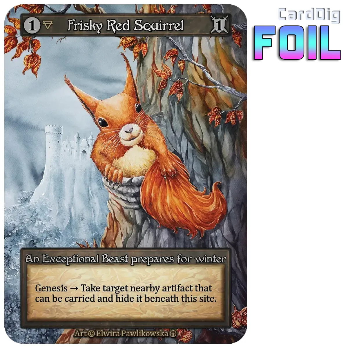 Frisky Red Squirrel - Foil (AL Exc)