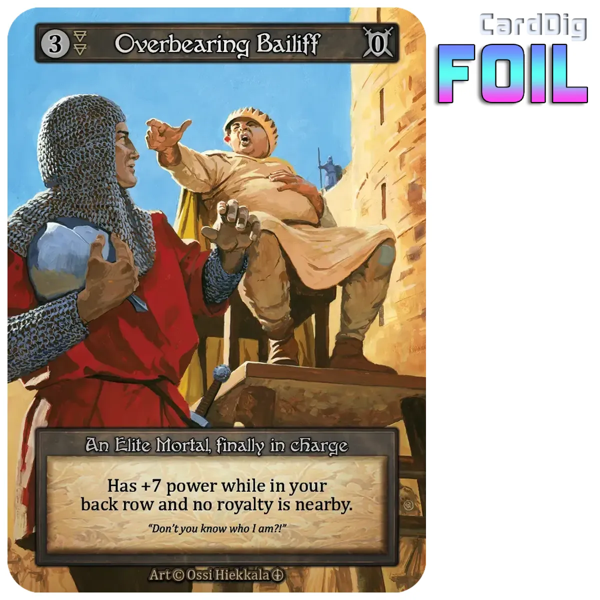 Overbearing Bailiff - Foil (AL Elite)
