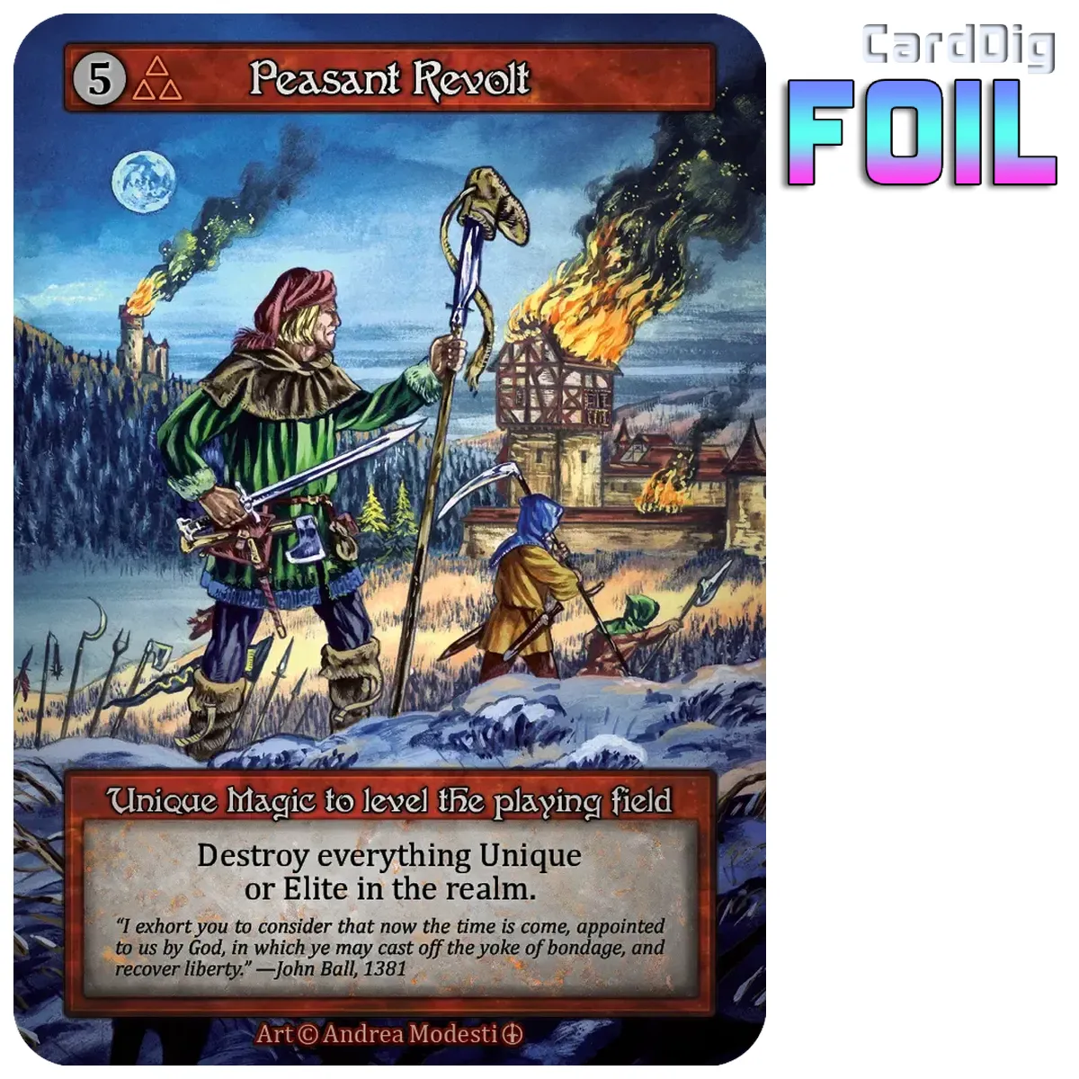 Peasant Revolt - Foil (AL Unq)