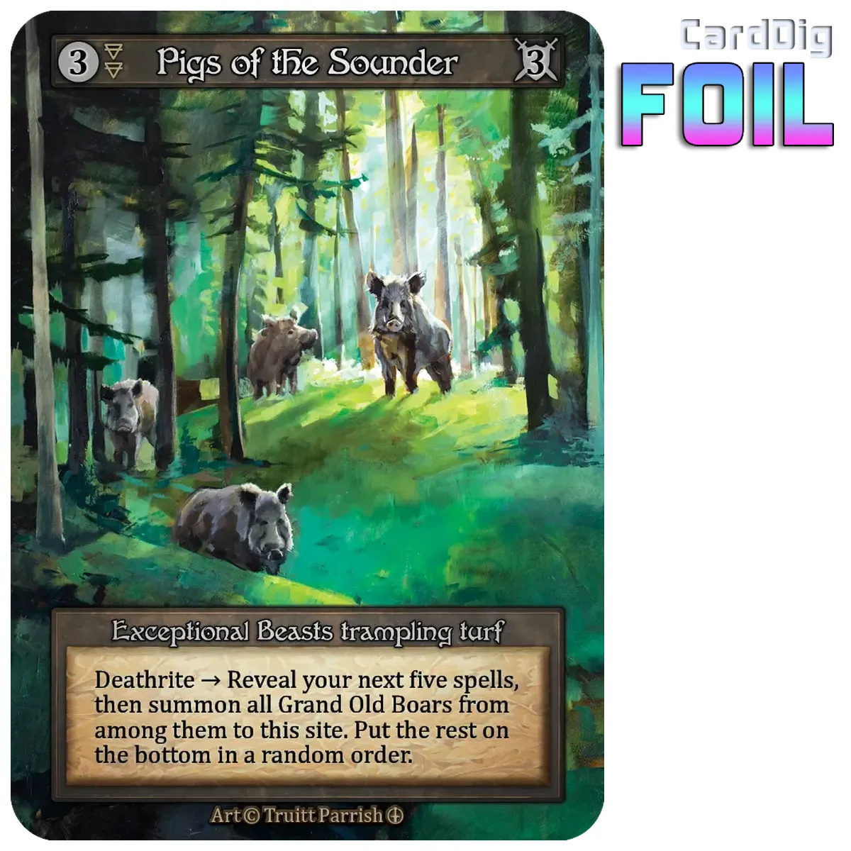 Pigs of the Sounder - Foil (AL Exc)