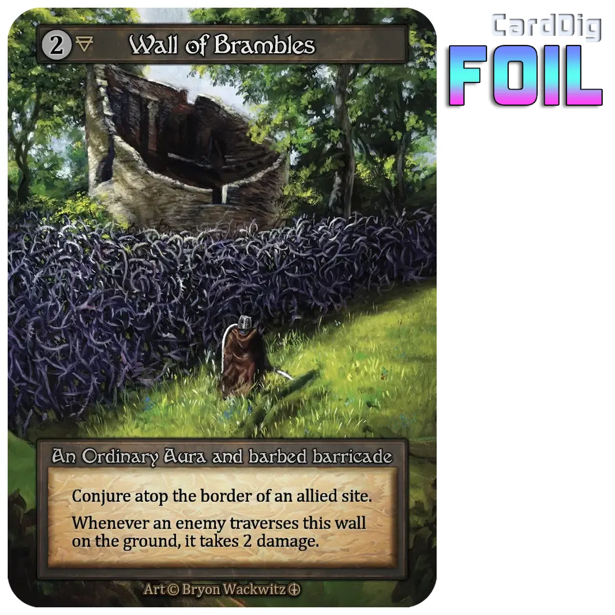 Wall of Bramble - Foil (AL Ord)