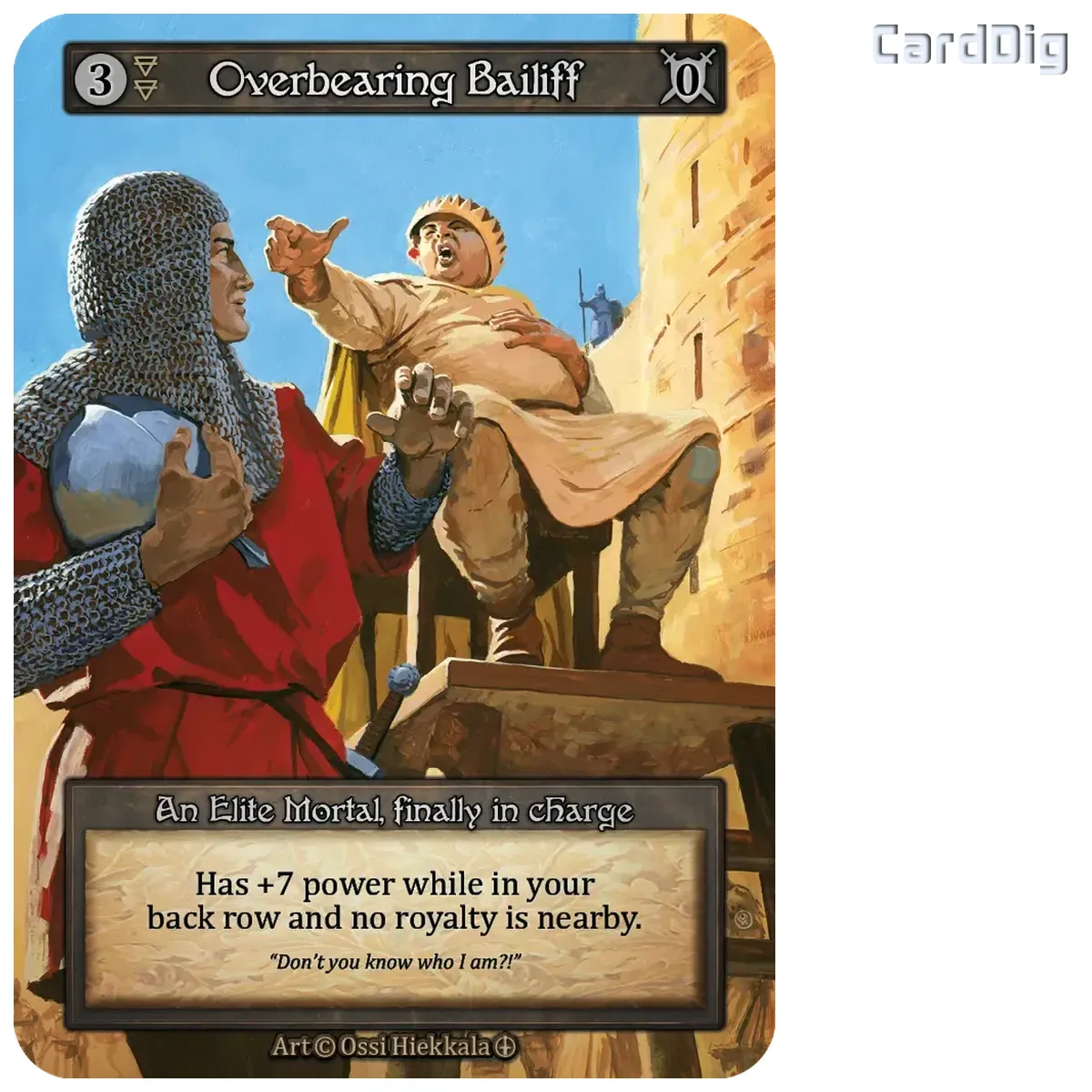 Overbearing Bailiff (AL Elite)