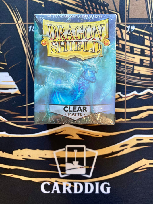 Dragon Shield Clear Matte Standard Size Sleeves