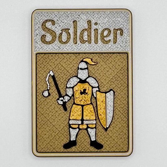 Soldier w/ Flail Token (gold)