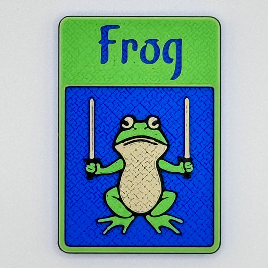 Frog Token (warrior - vibrant)