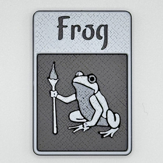 Frog Token (torchbearer - grayscale)