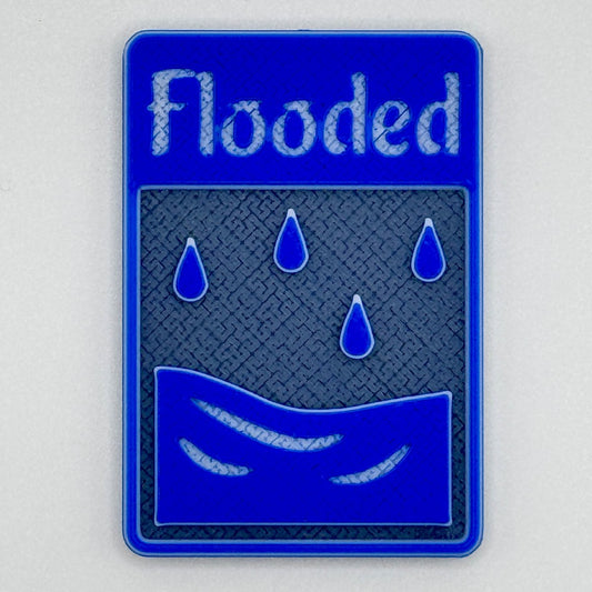 Flooded Token - Blue