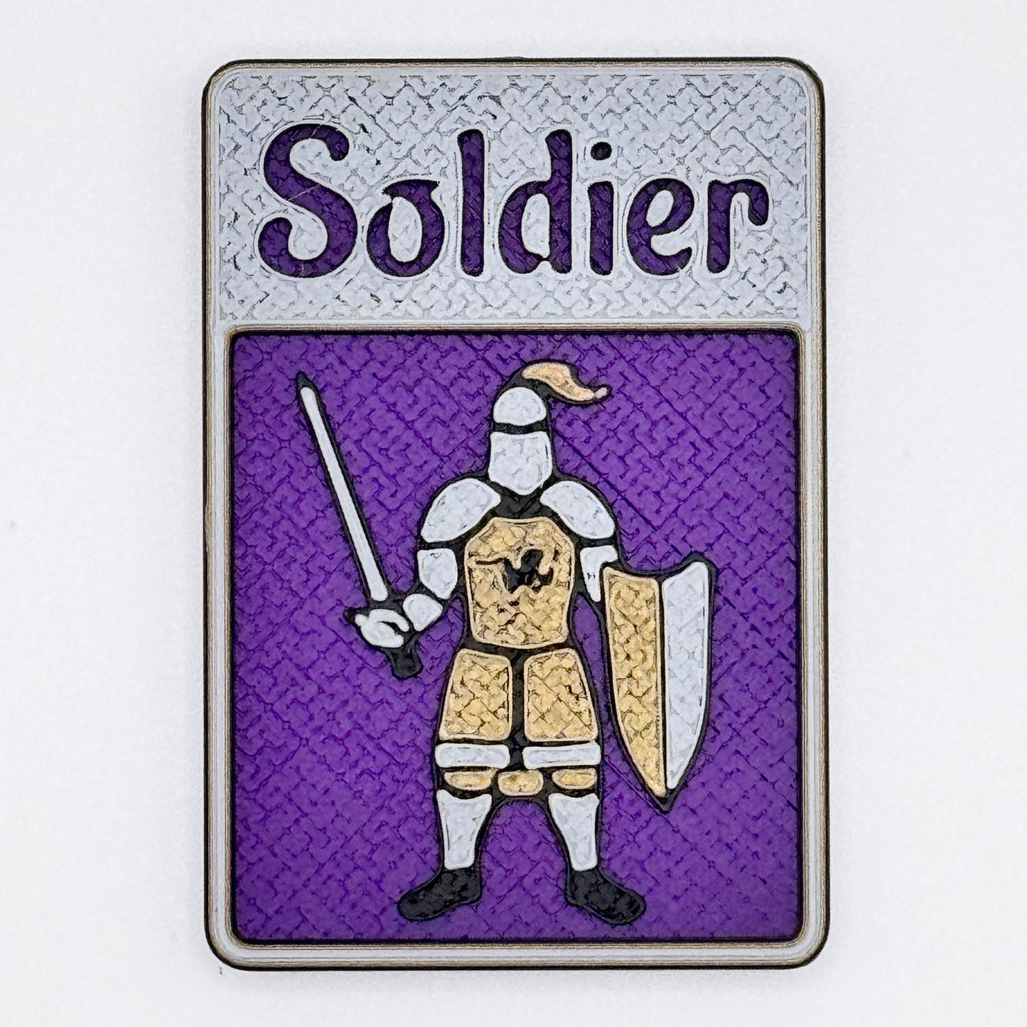 Soldier w/ Sword Token (purple)