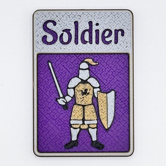 Soldier w/ Sword Token (purple)