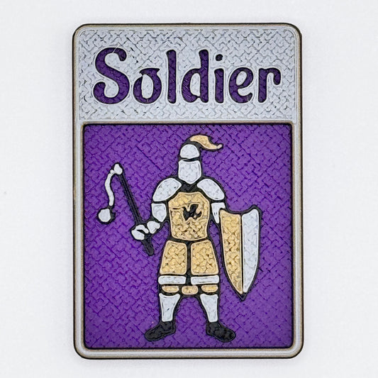 Soldier w/ Flail Token (purple)