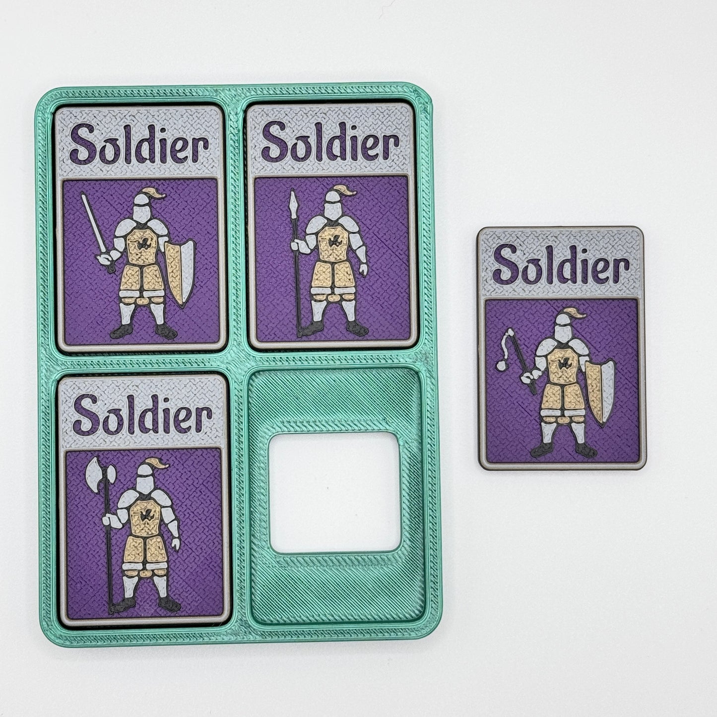 Soldier w/ Flail Token (purple)