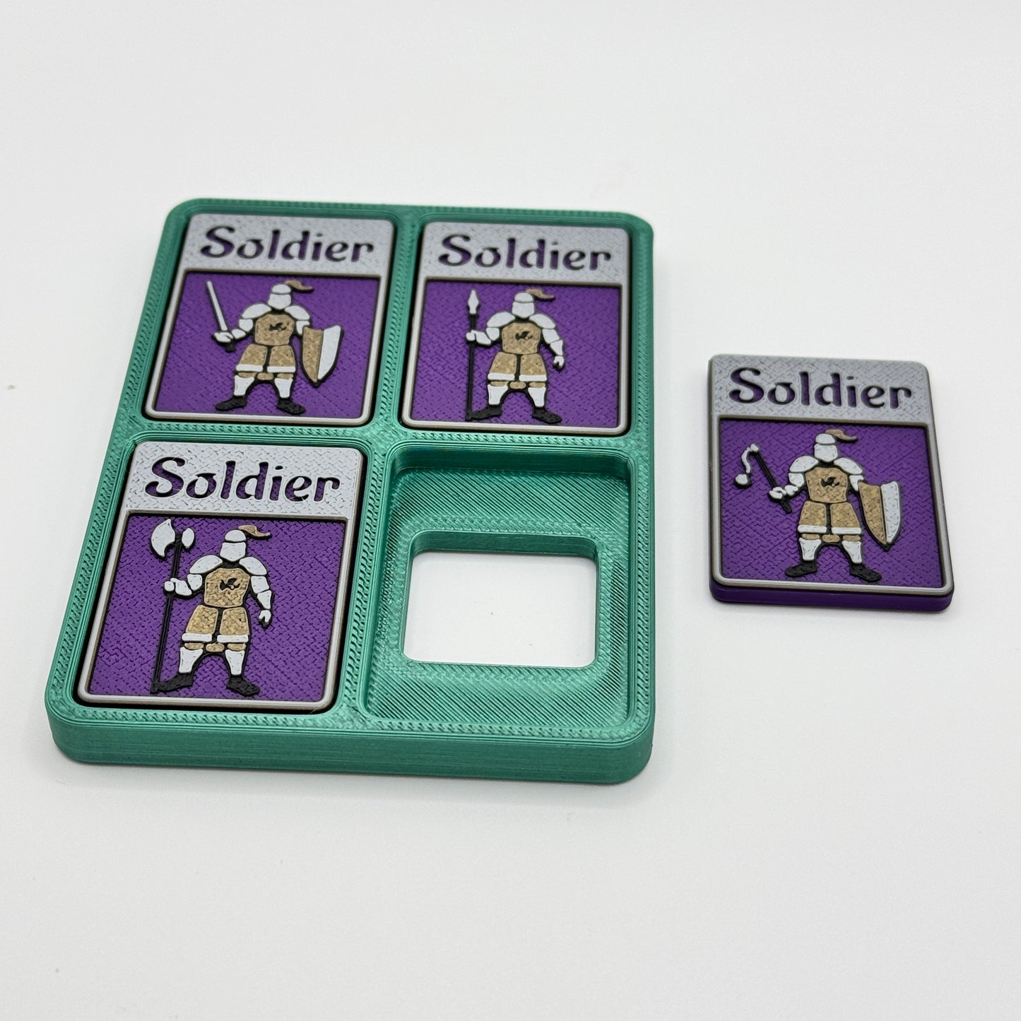 Soldier w/ Flail Token (purple)