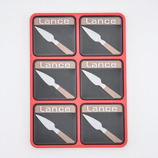Lance - Magnetic Tokens (red base)