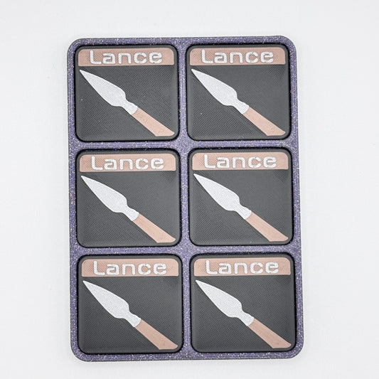 Lance - Magnetic Tokens (purple base)