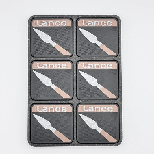 Lance - Magnetic Tokens (black base)