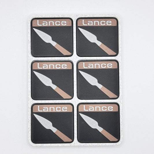 Lance - Magnetic Tokens (white base)