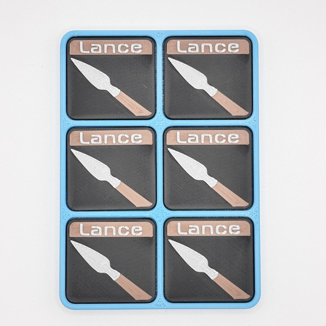 Lance - Magnetic Tokens (blue base)