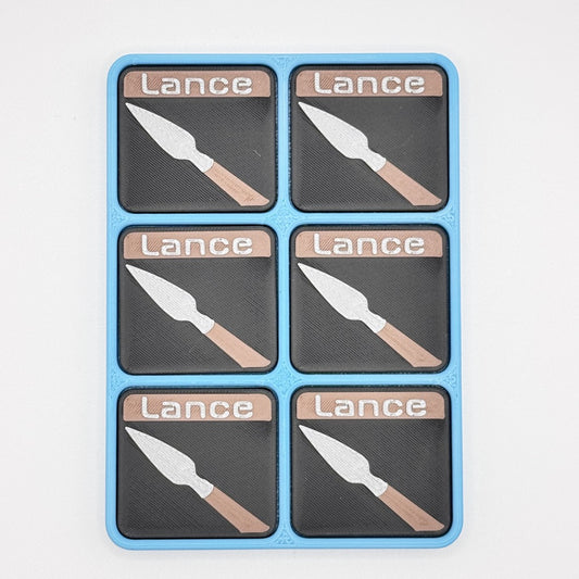 Lance - Magnetic Tokens (blue base)