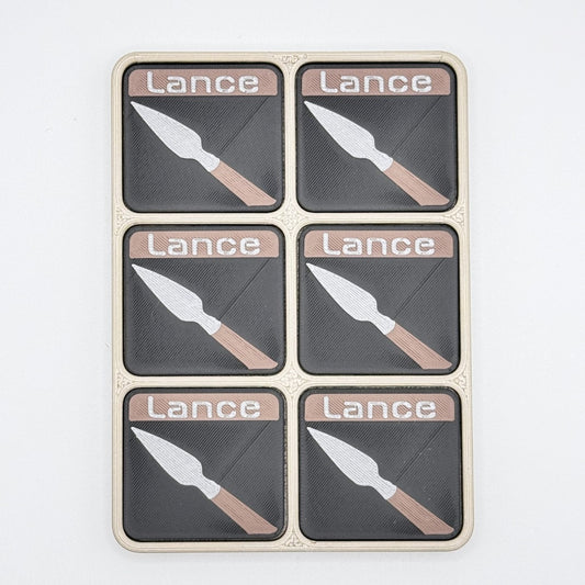 Lance - Magnetic Tokens (gold base)