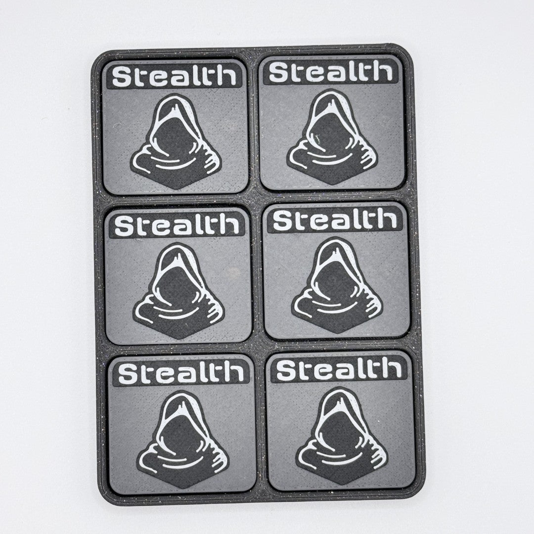 Stealth - Magnetic Tokens (black base)