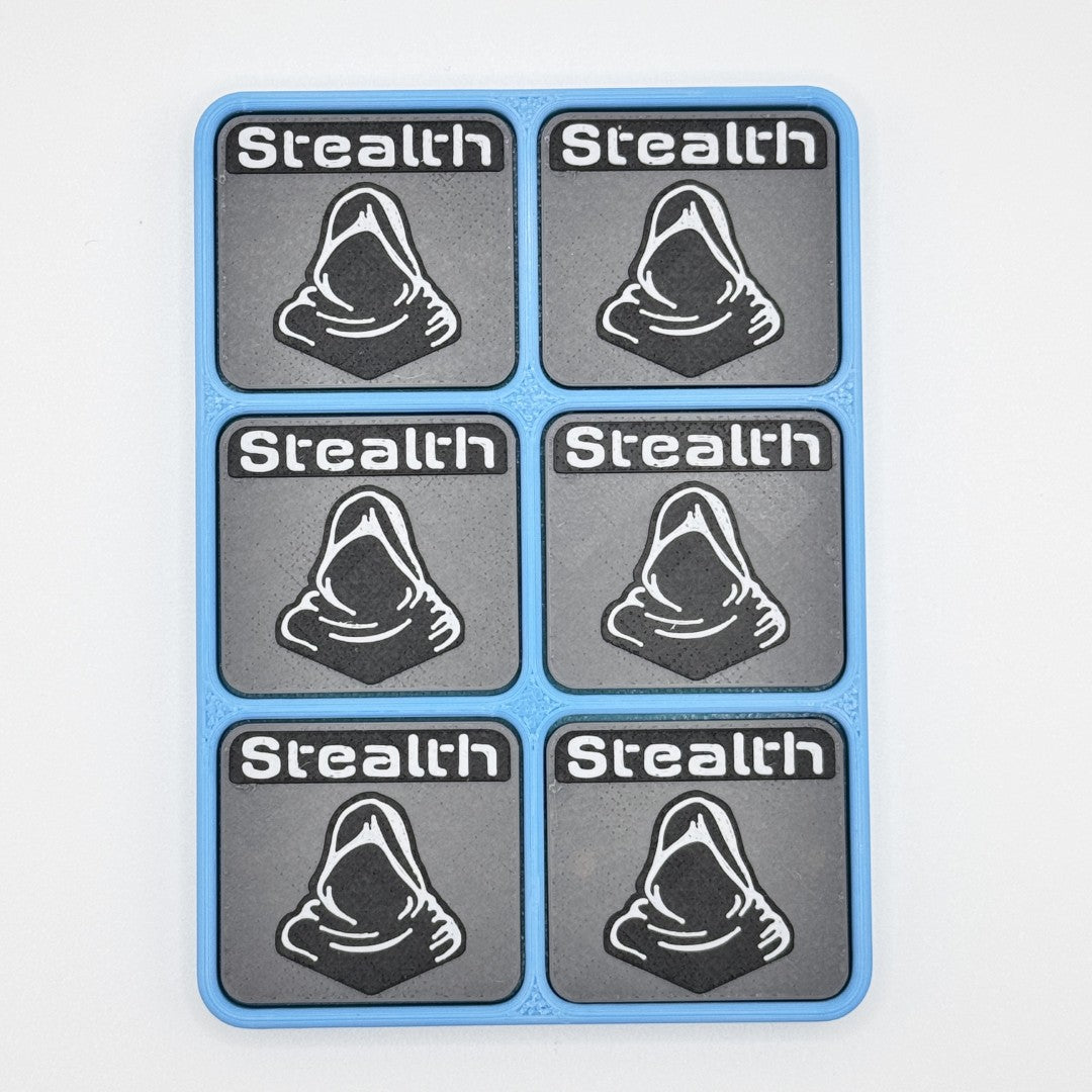 Stealth - Magnetic Tokens (blue base)
