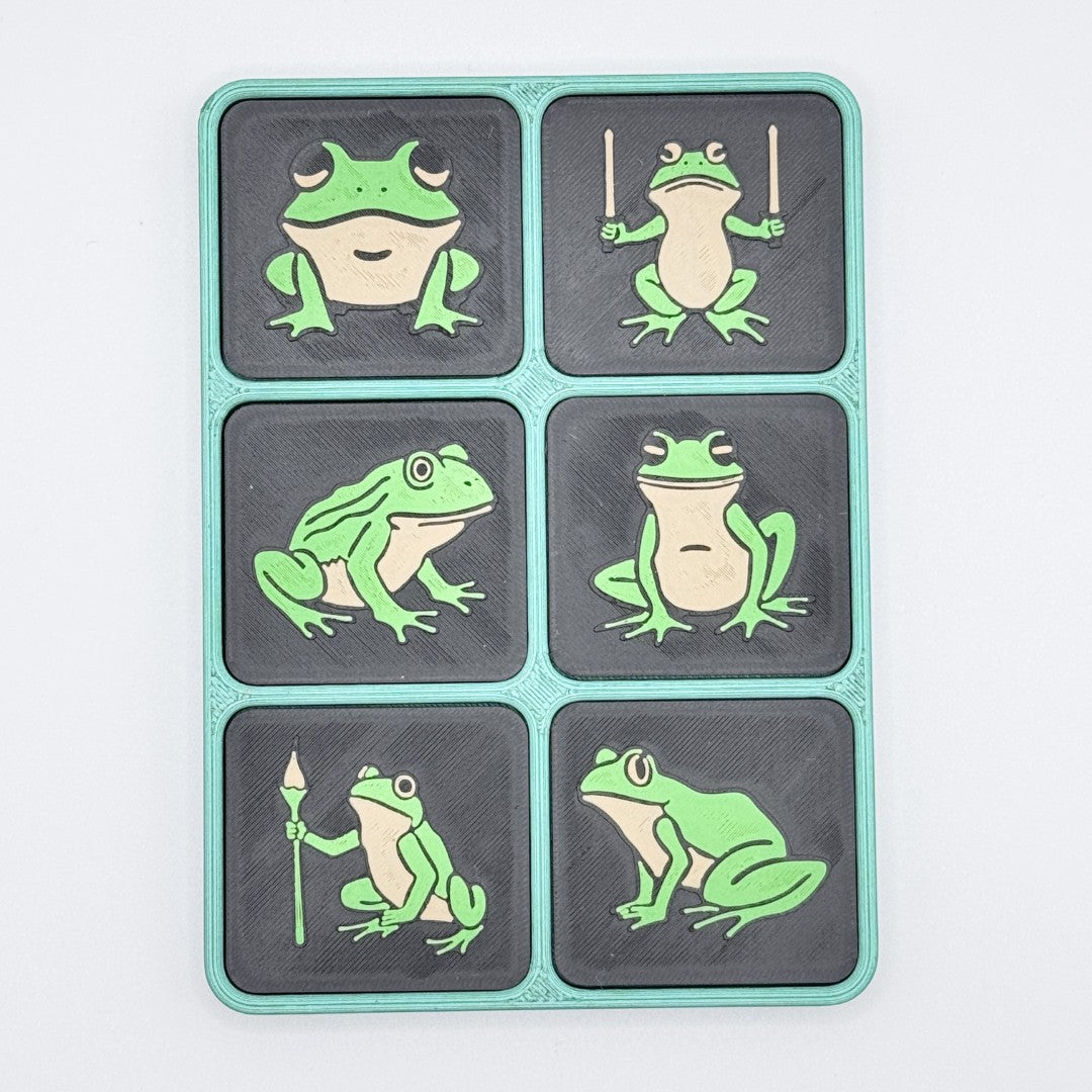 Frog - Magnetic Tokens (green base)