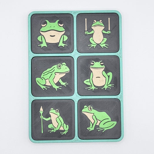 Frog - Magnetic Tokens (green base)