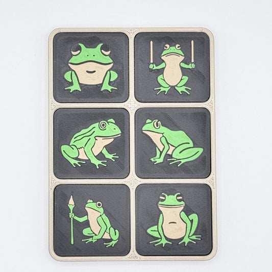 Frog - Magnetic Tokens (gold base)