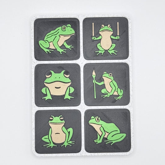 Frog - Magnetic Tokens (white base)