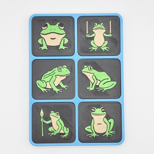 Frog - Magnetic Tokens (blue base)
