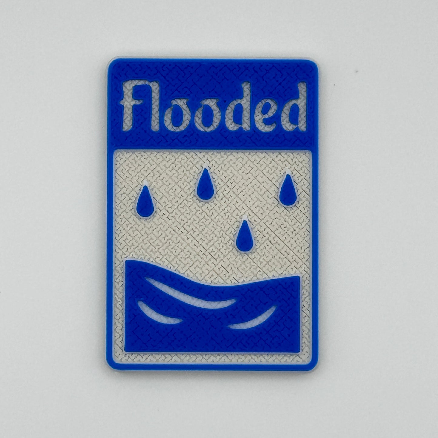 Flooded Token - White/Blue