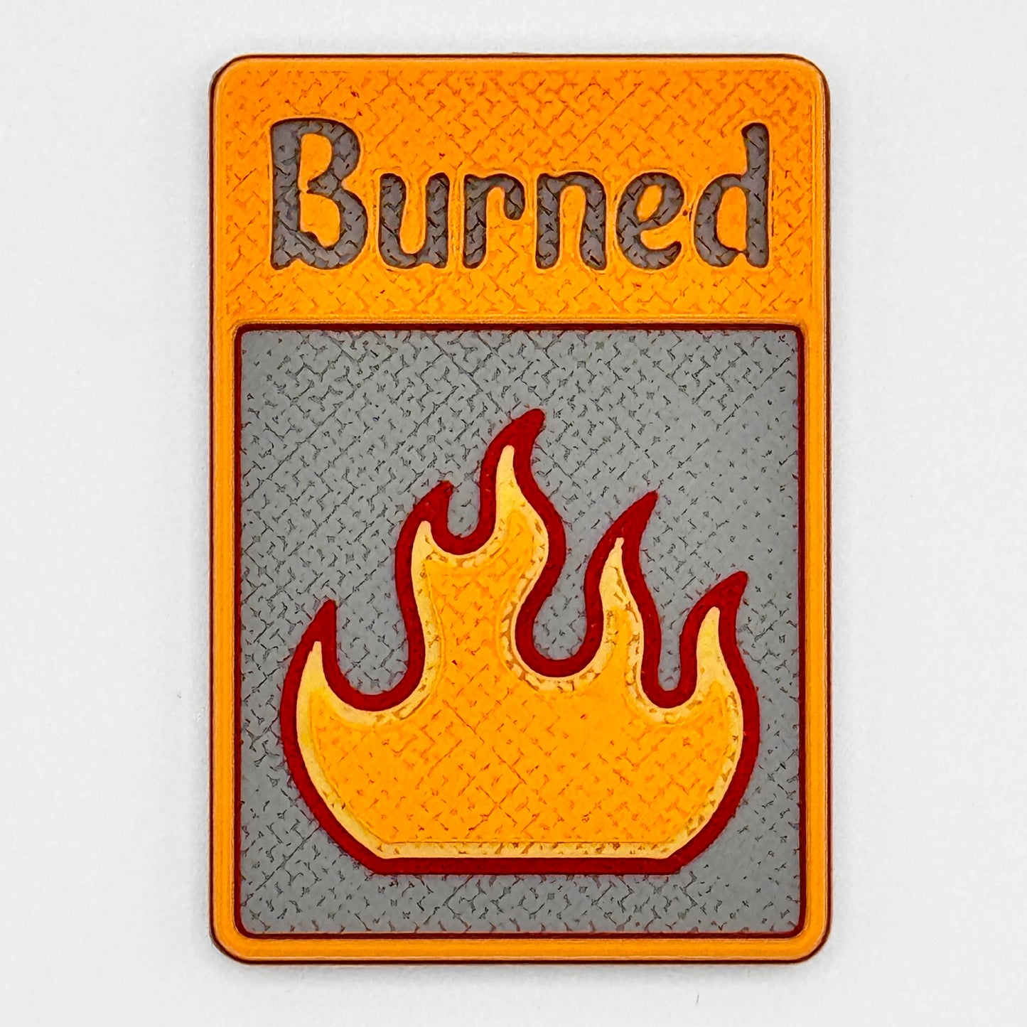 Burned Token (grey & orange)