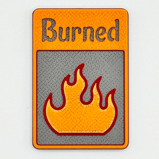 Burned Token (grey & orange)