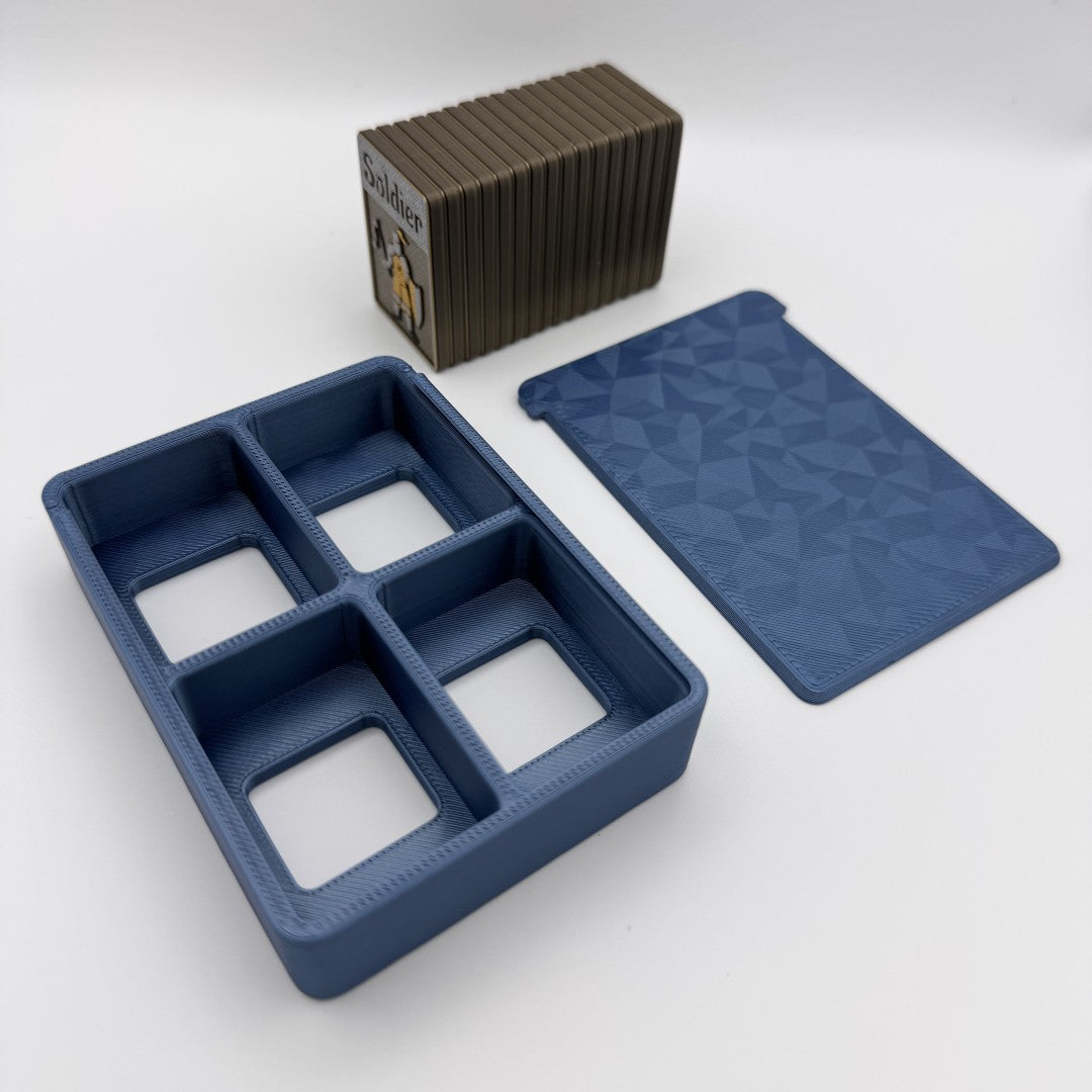Base w/Sliding Top - Blue (up to 16 tokens)