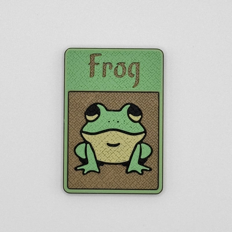 Frog Token (baby - green/gold)