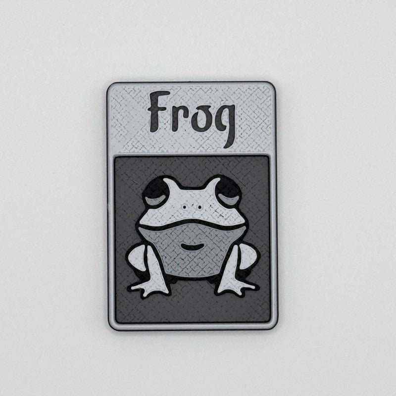 Frog Token (baby - grayscale)