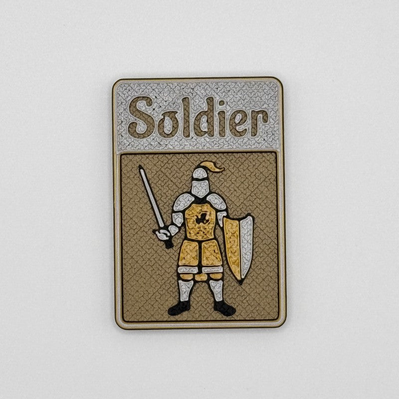 Soldier w/ Sword Token (gold)